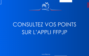 Consultation des points sur l'appli FFPJP