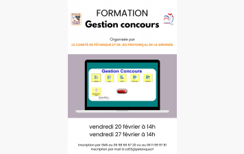 Formations Gestion Concours - février 2026